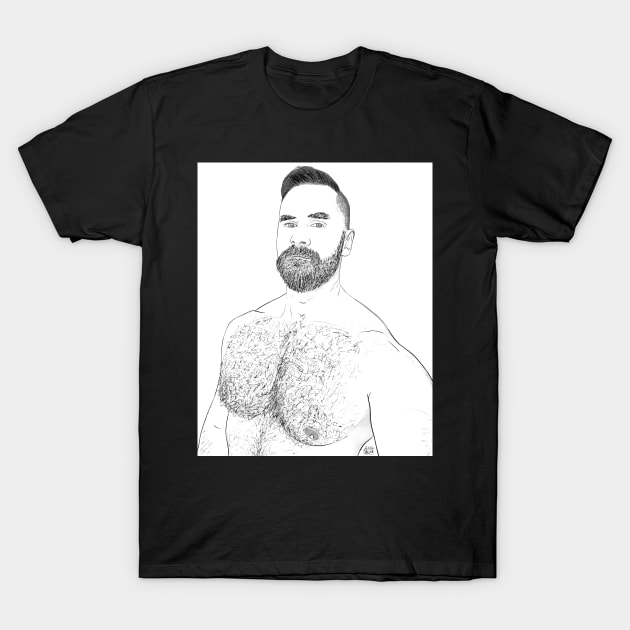 Handsome Beard T-Shirt by JasonLloyd